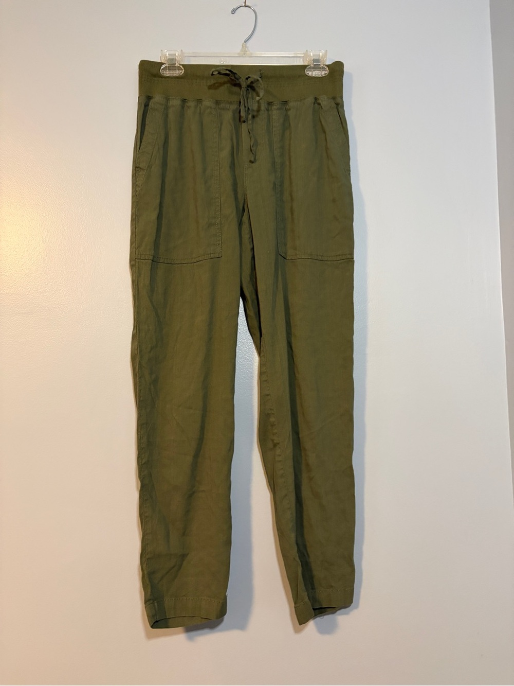 Lou & Grey Olive Green Drawstring Joggers
